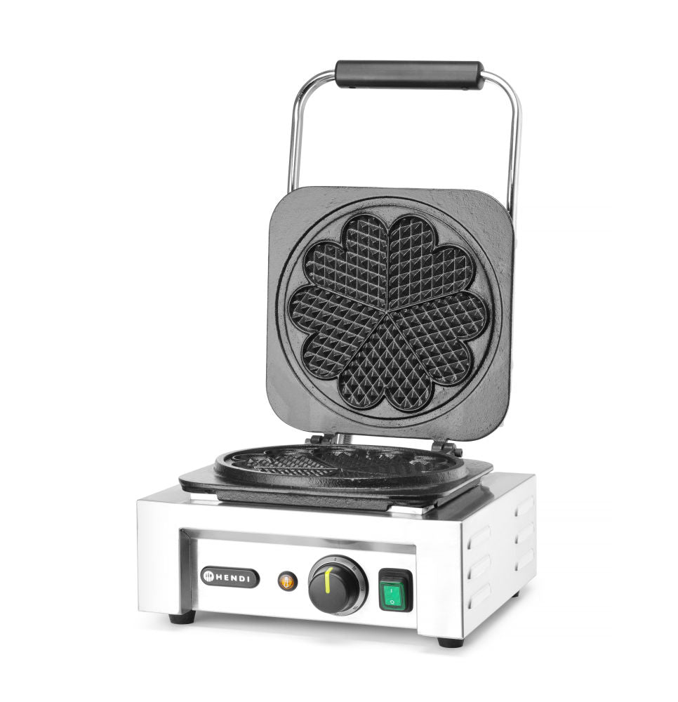 Wafelijzer 'Hart', HENDI, 230V/2200W, 320x437x(H)251mm
