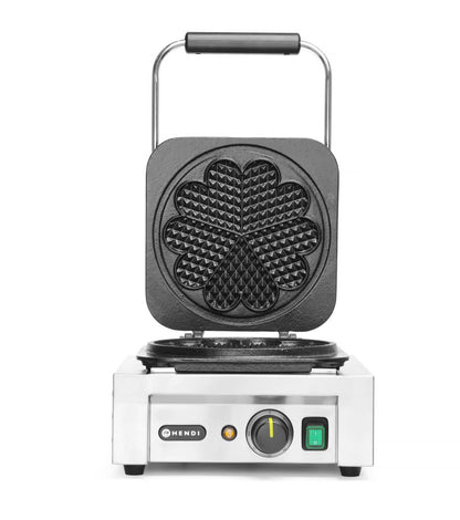 Wafelijzer 'Hart', HENDI, 230V/2200W, 320x437x(H)251mm