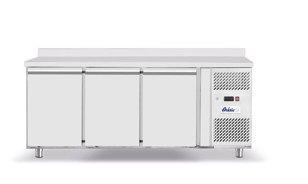 Koelwerkbank met 3 deuren Profi Line 420L, Arktic, Profi Line, GN 1/1, 420L, 230V/400W, 1795x700x(H)850mm