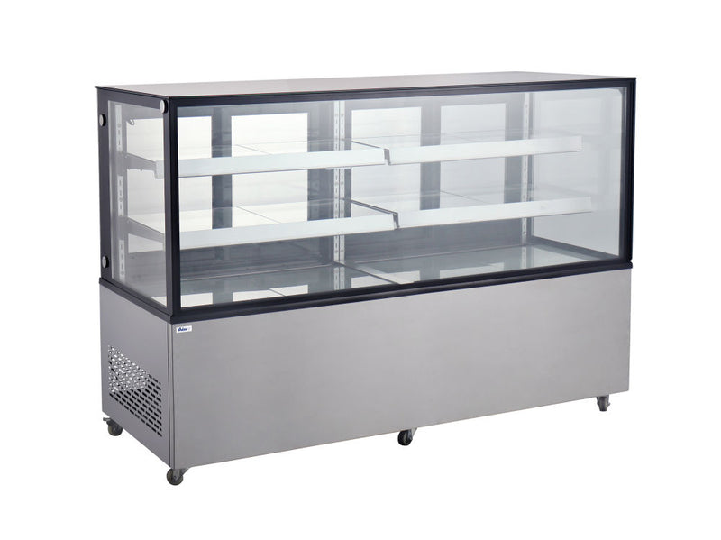 Koelvitrine met 2 schappen, Arktic, 610L, 230V/500W, 1815x675x(H)1210mm