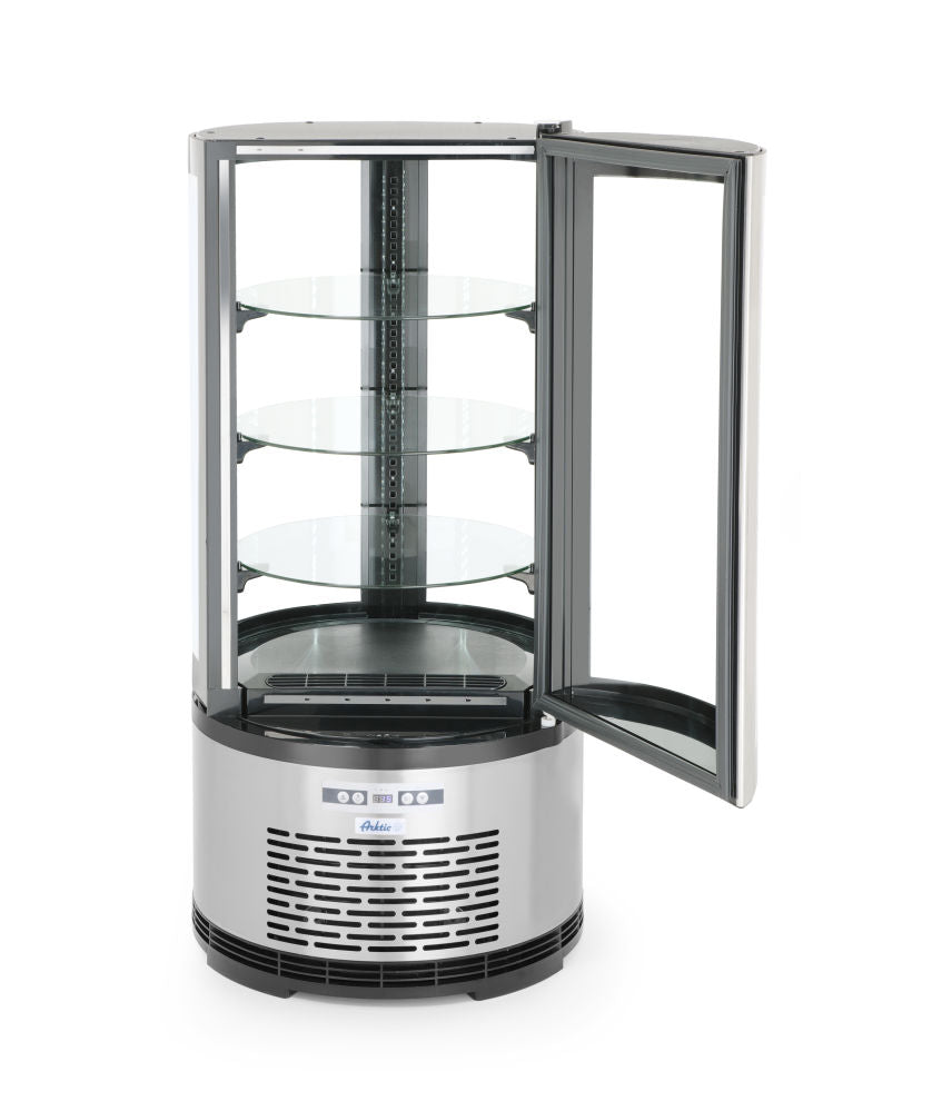 Gebaksvitrine rond , Arktic, 100L, 230V/210W, ø480x(H)1030mm