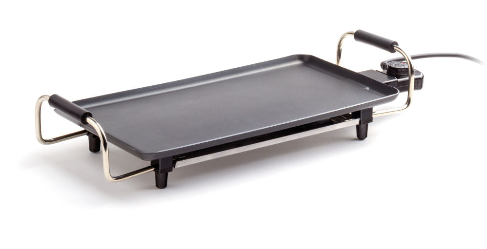 Teppanyaki plaat, HENDI, Donkergrijs, 230V/1800W, 526x230x(H)120mm