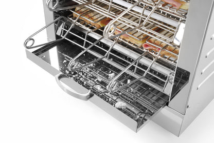 Tosti-apparaat Quartz met 6 tostiklemmen, HENDI, 230V/3000W, 438x290x(H)402mm