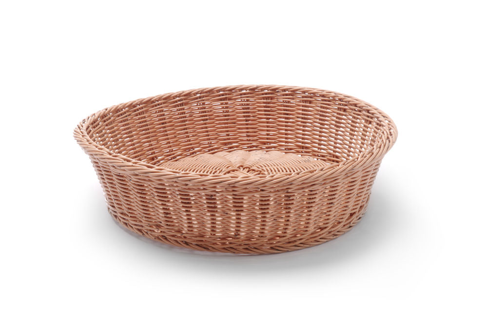 Broodmand rond, HENDI, Bruin, ø400x(H)90mm