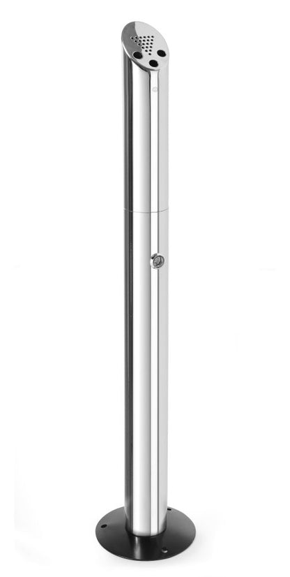 Staande zuil asbak, HENDI, ø170x(H)920mm