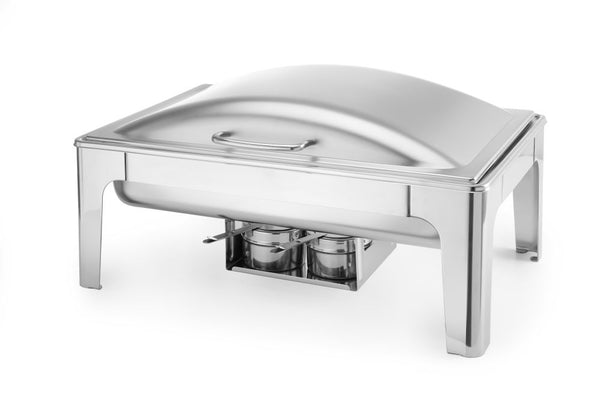 Chafing dish GN 1/1 satin finish, HENDI, Profi Line, 9L, 570x430x(H)290mm