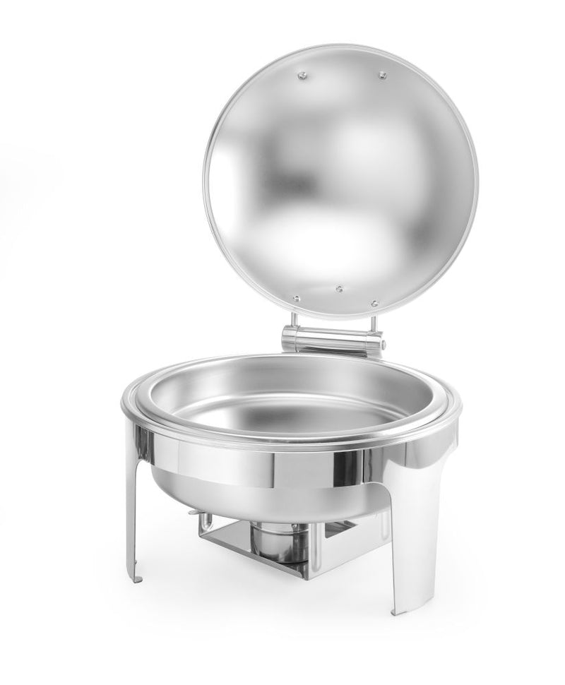 Chafing dish rond satin finish, HENDI, Profi Line, 6L, 465x420x(H)320mm