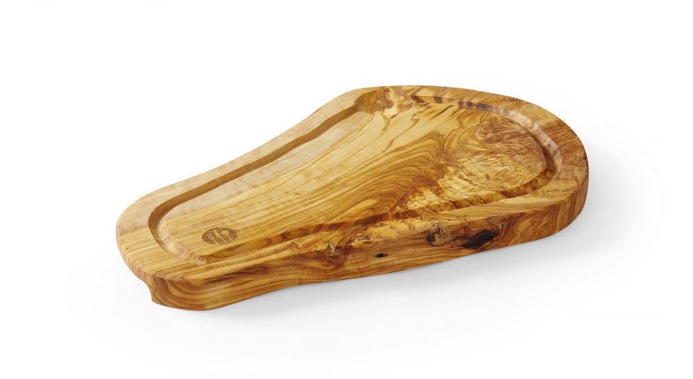 Snijplank met groef olijfhout, HENDI, 300x210x(H)18mm