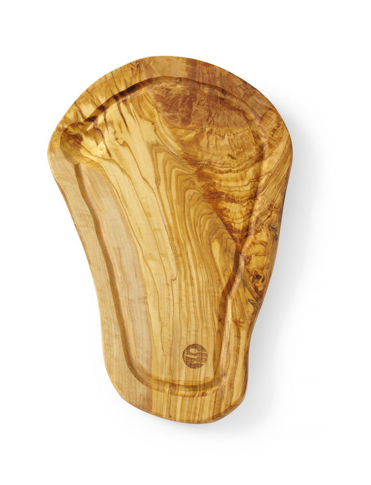 Snijplank met groef olijfhout, HENDI, 300x210x(H)18mm