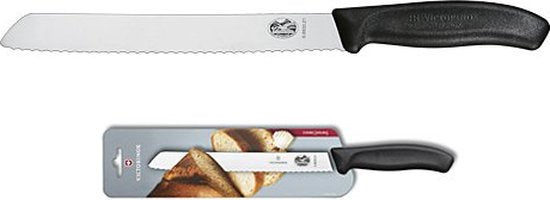 Victorinox SwissClassic Broodmes - 21 cm - Zwart