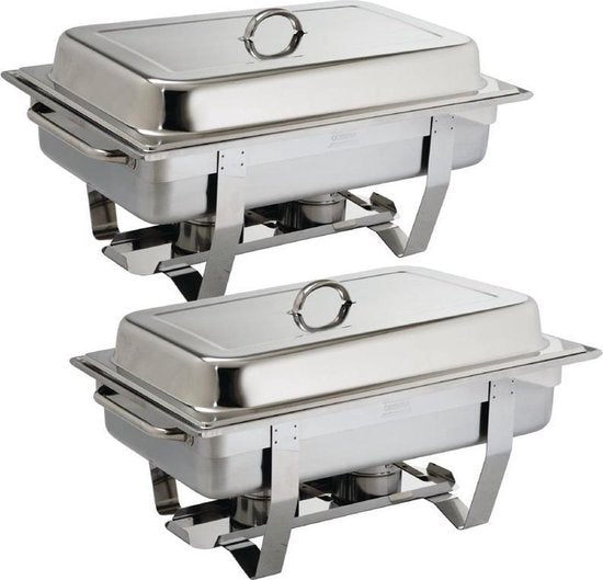 Olympia Milan chafing dish set 2 stuks