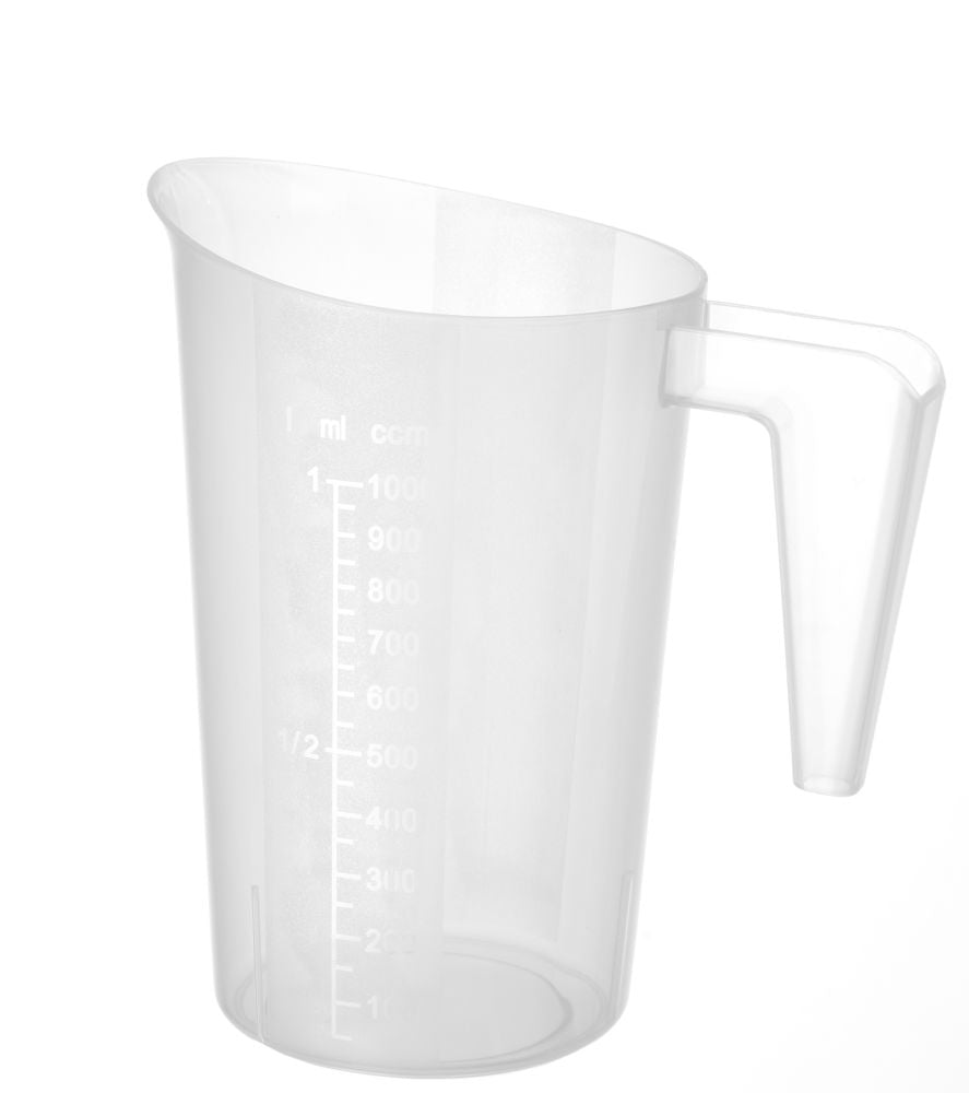 Maatbeker stapelbaar, HENDI, 1L, ø124x(H)170mm