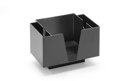 Servethouder met 3 vakken, Bar up, Zwart, 193x143x(H)136mm