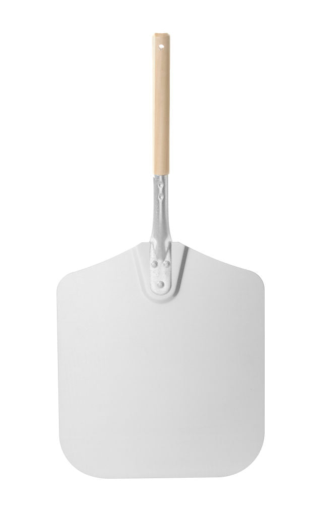 Pizzaschep vierkant met korte handgreep, HENDI, 405x760mm
