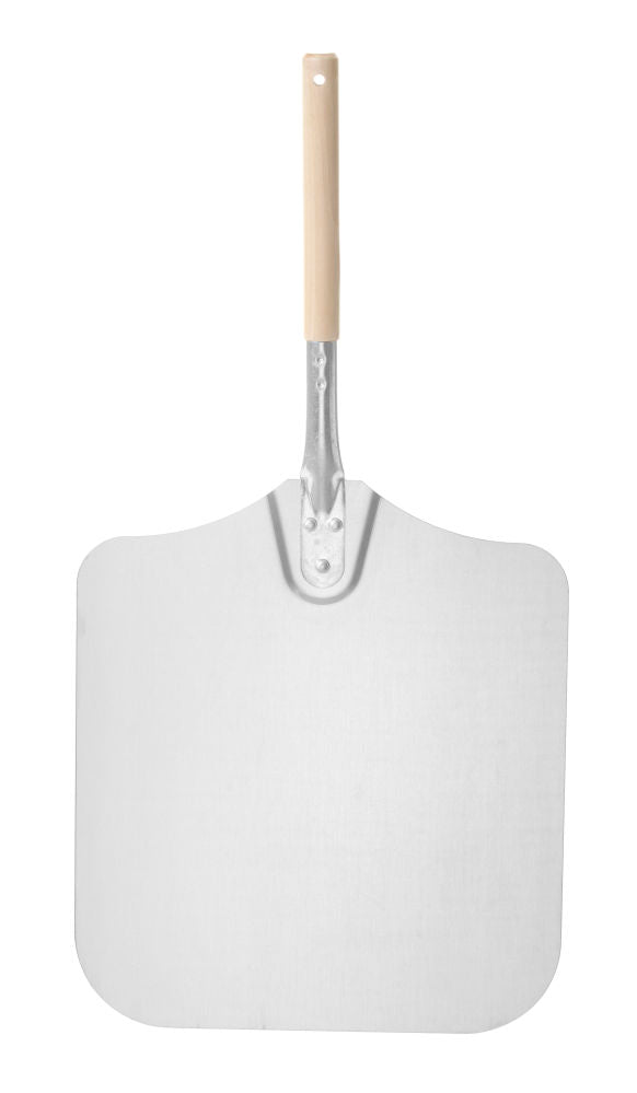 Pizzaschep vierkant met korte handgreep, HENDI, 405x760mm