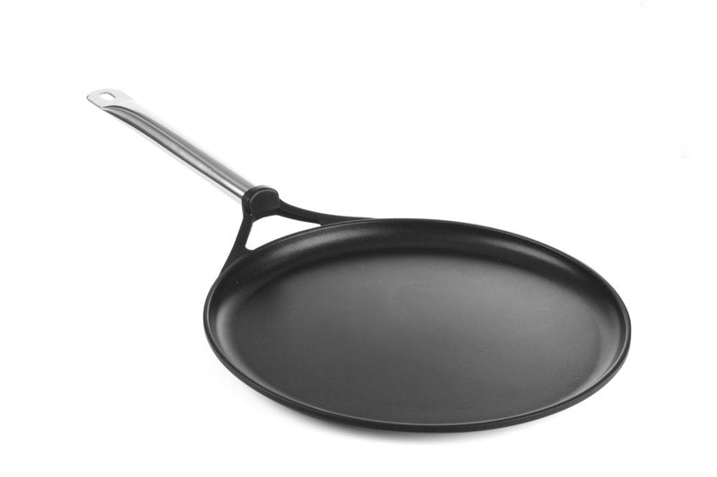 Pannenkoekenpan ø320x(H)20mm Titanium Professional, HENDI, Crêpepan