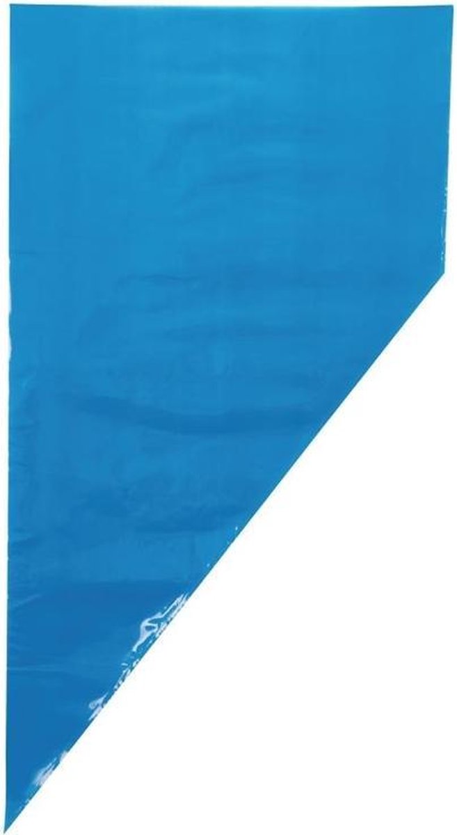 100x Spuitzak anti-slip - Wegwerp - Vogue - Blauw 51(l)x46(b)cm