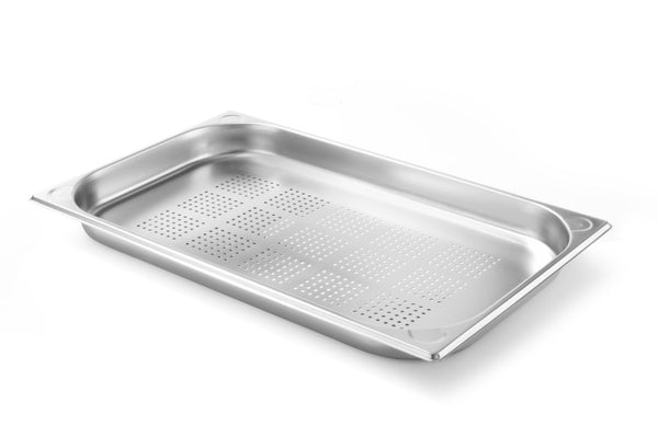 Gastronormbak GN 1/1 geperforeerd, HENDI, Kitchen Line, GN 1/1, 5L, (H)40mm