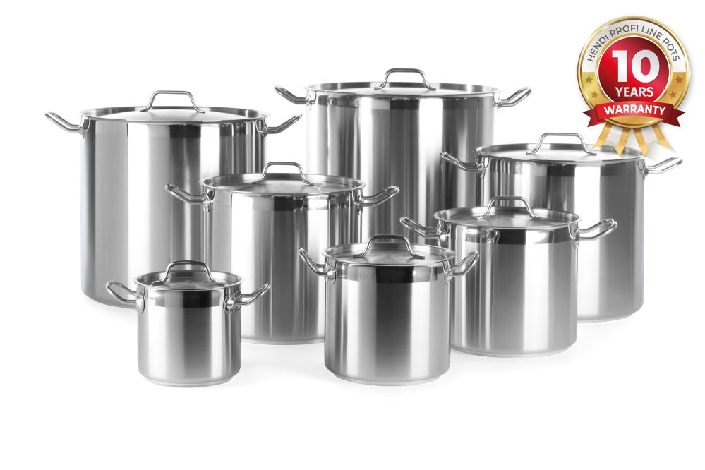 Kookpan hoog - met deksel, HENDI, Profi Line, 70L, ø450x(H)450mm