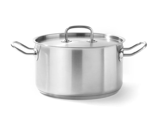 Kookpan middel - met deksel, HENDI, Kitchen Line, 6L, ø240x(H)135mm