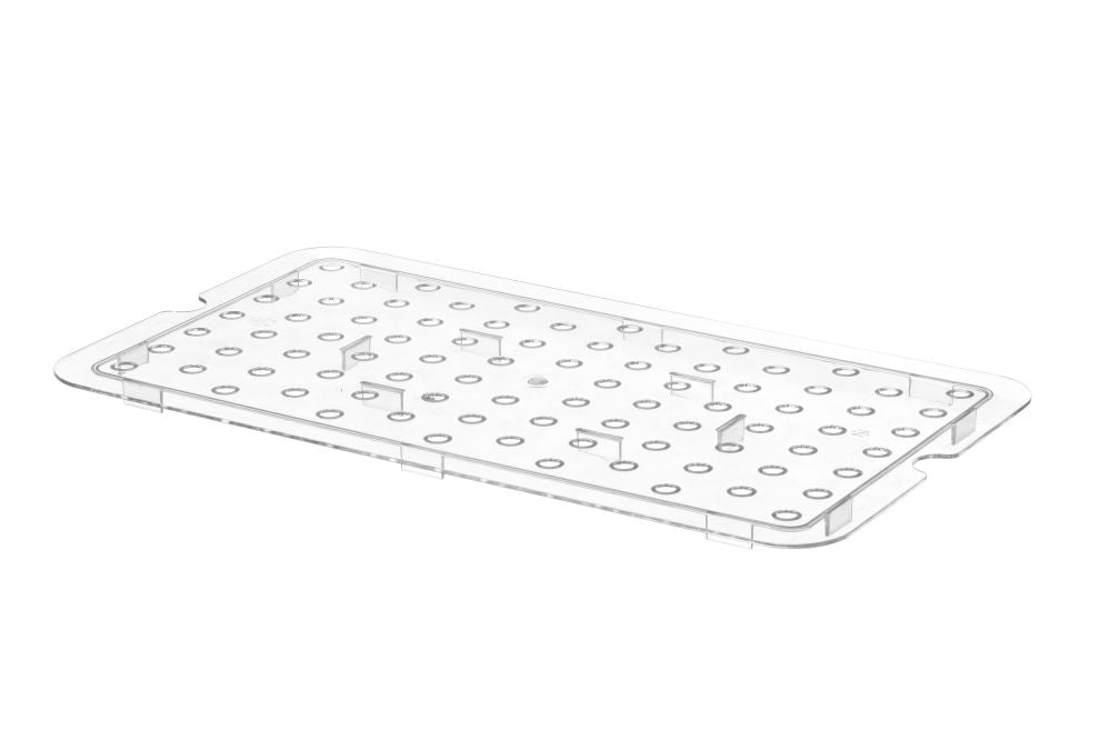 Geperforeerde rooster tray voor GN containers, HENDI, Profi Line, Transparant