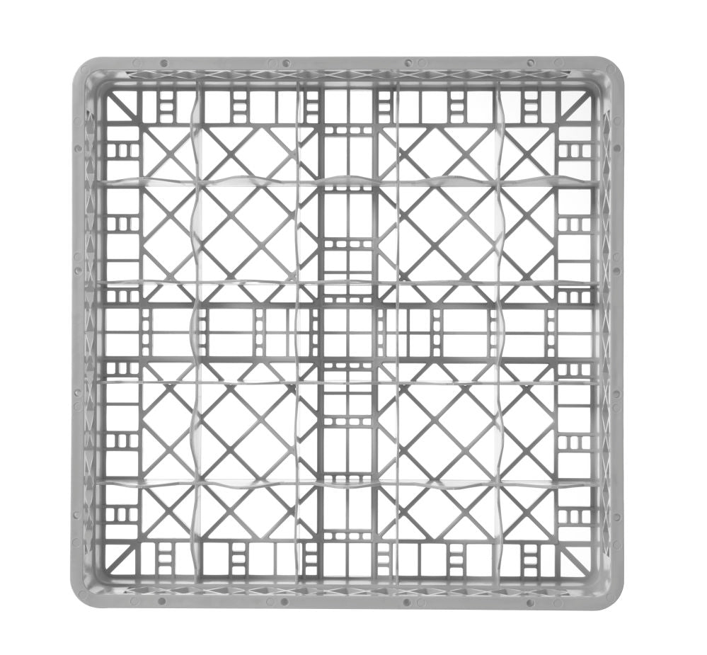 Vaatwaskorf voor glaswerk, HENDI, 16 vakken, 500x500x(H)104mm