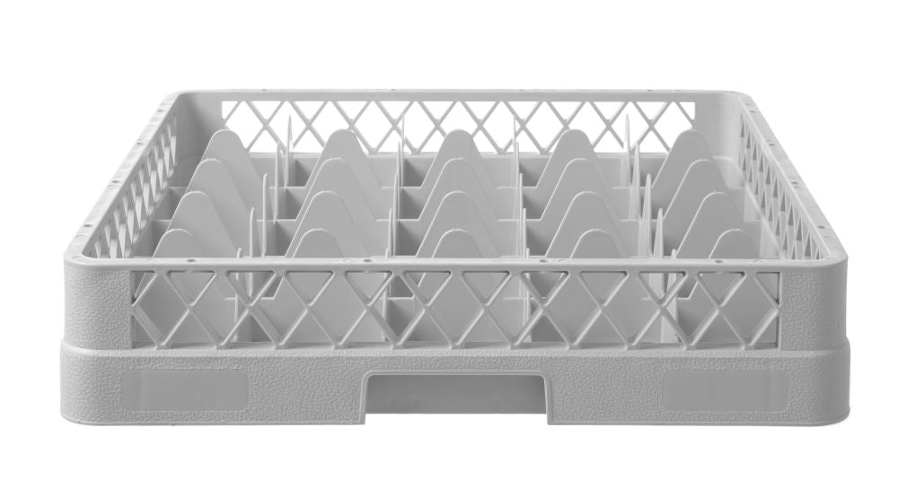Vaatwaskorf voor glaswerk, HENDI, 16 vakken, 500x500x(H)104mm