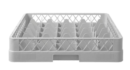 Vaatwaskorf voor glaswerk, HENDI, 16 vakken, 500x500x(H)104mm