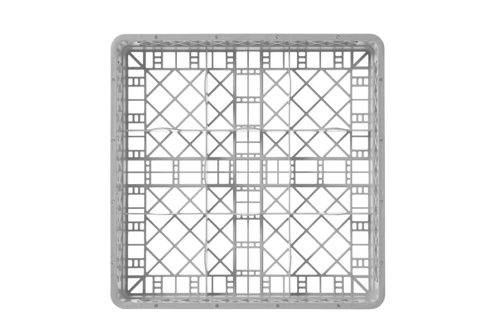Vaatwaskorf voor glaswerk, HENDI, 16 vakken, 500x500x(H)104mm