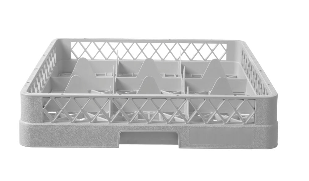 Vaatwaskorf voor glaswerk, HENDI, 16 vakken, 500x500x(H)104mm