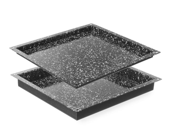 Gastronormbak geëmailleerd GN 2/3 Oven tray, HENDI, GN 2/3, 345x325x(H)40mm