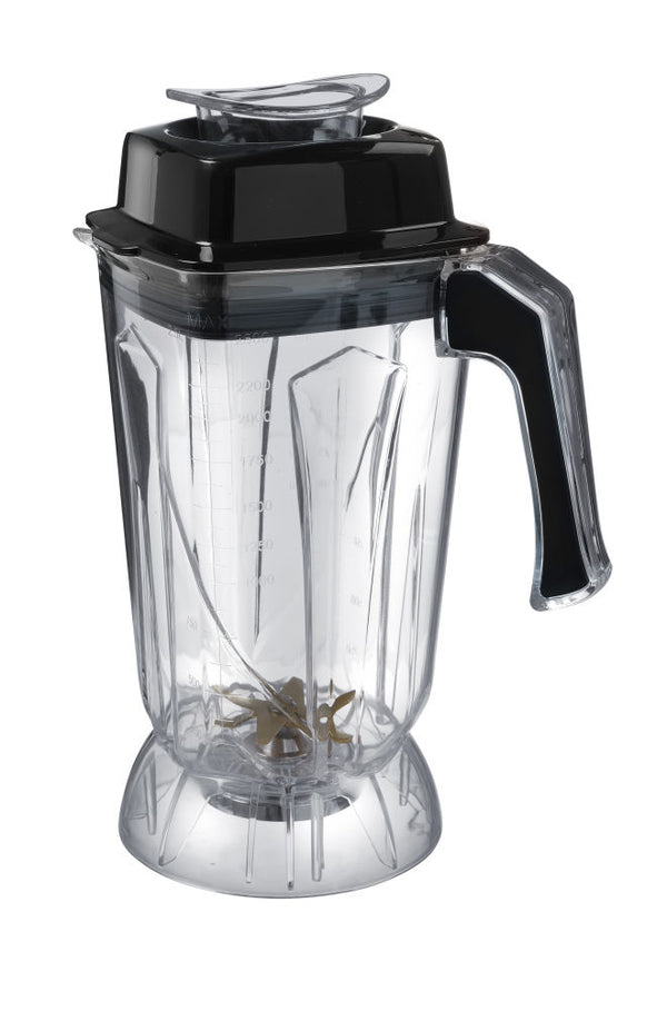 Blender kan met titanium gecoat mes, HENDI, 2,5L, 200x170x(H)360mm